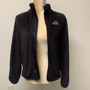 Black Furry North Face Jacket